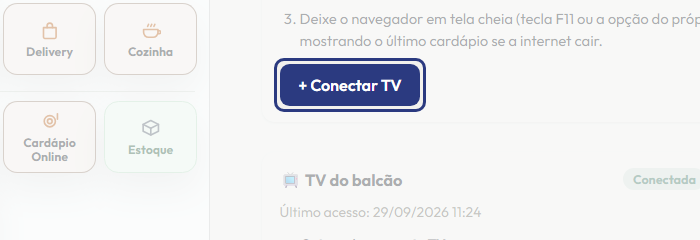 A tela do +Frella com o ponto de que o passo 2 fala em destaque
