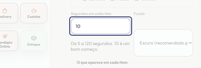 A tela do +Frella com o ponto de que o passo 5 fala em destaque