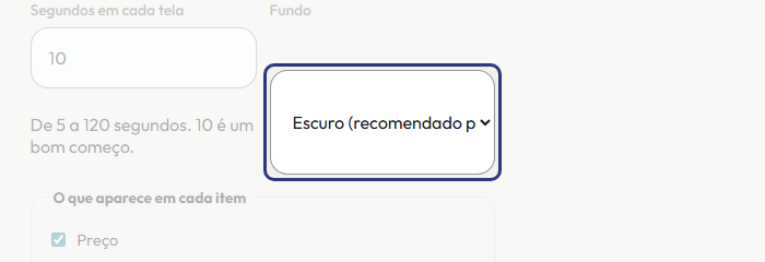 A tela do +Frella com o ponto de que o passo 6 fala em destaque