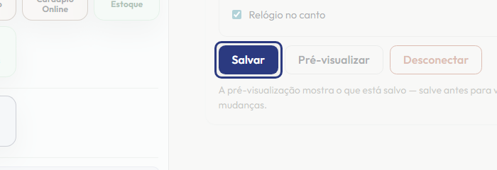 A tela do +Frella com o ponto de que o passo 7 fala em destaque