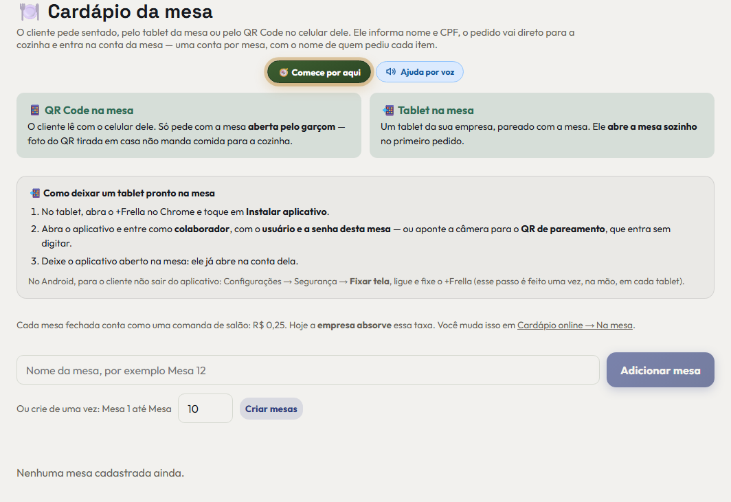 A tela do +Frella de que este passo fala, inteira