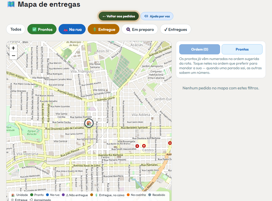 A tela do +Frella de que este passo fala, inteira