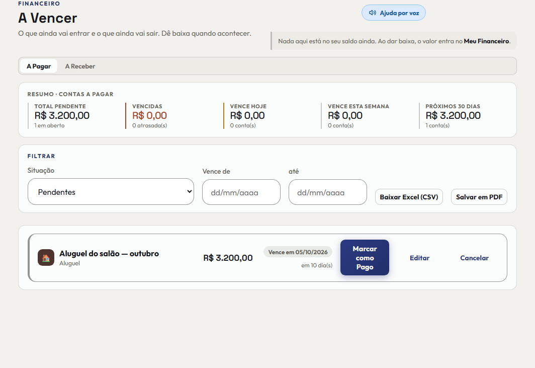 A tela do +Frella de que este passo fala, inteira