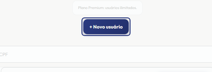 A tela do +Frella com o ponto de que o passo 3 fala em destaque